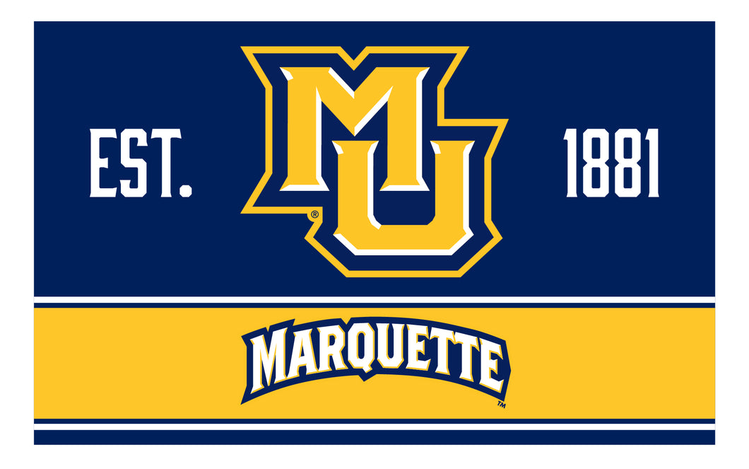 Marquette Golden Eagles Wood Sign with Frame