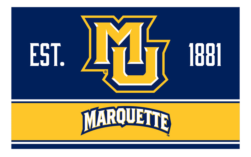 Marquette Golden Eagles Wood Sign with Frame