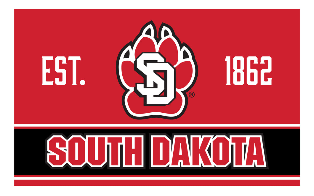 South Dakota Coyotes Wood Sign with Frame