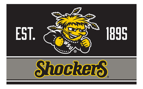 Wichita State Shockers Wood Sign with Frame