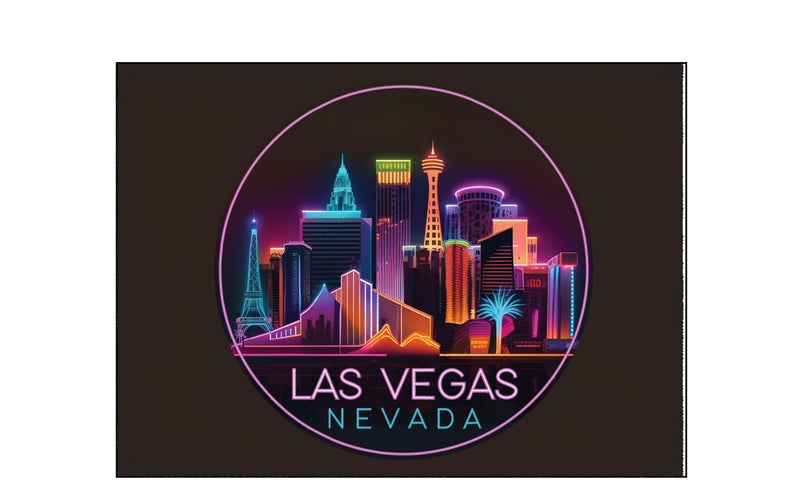 Las Vegas Nevada Design E Souvenir Wood sign with frame 5x7