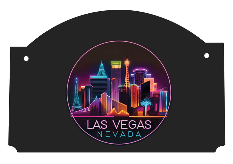 Las Vegas Nevada Design E Souvenir Wood sign flat with string