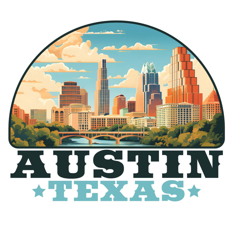 Austin Texas C Souvenir Memories Durable Vinyl Decal Sticker
