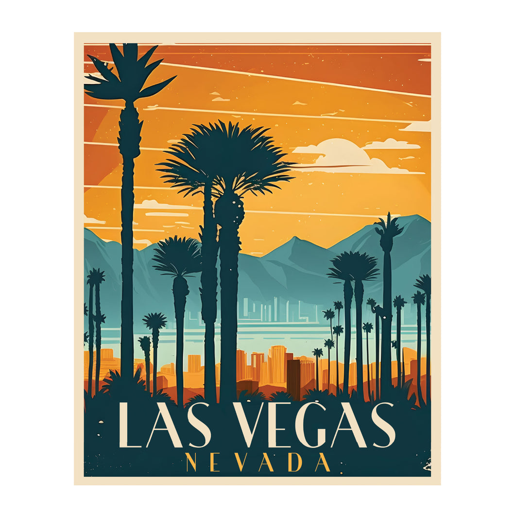 Las Vegas Nevada D Souvenir Memories Durable Vinyl Decal Sticker