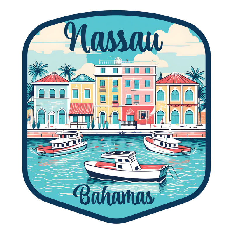 Nassau the Bahamas C Souvenir Memories Durable Vinyl Decal Sticker
