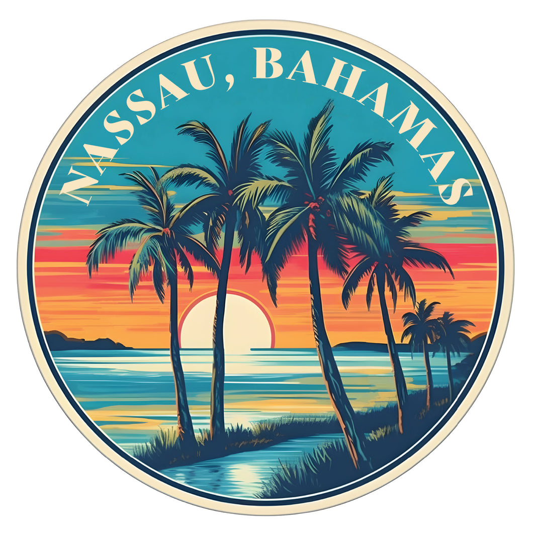 Nassau the Bahamas D Souvenir Memories Durable Vinyl Decal Sticker