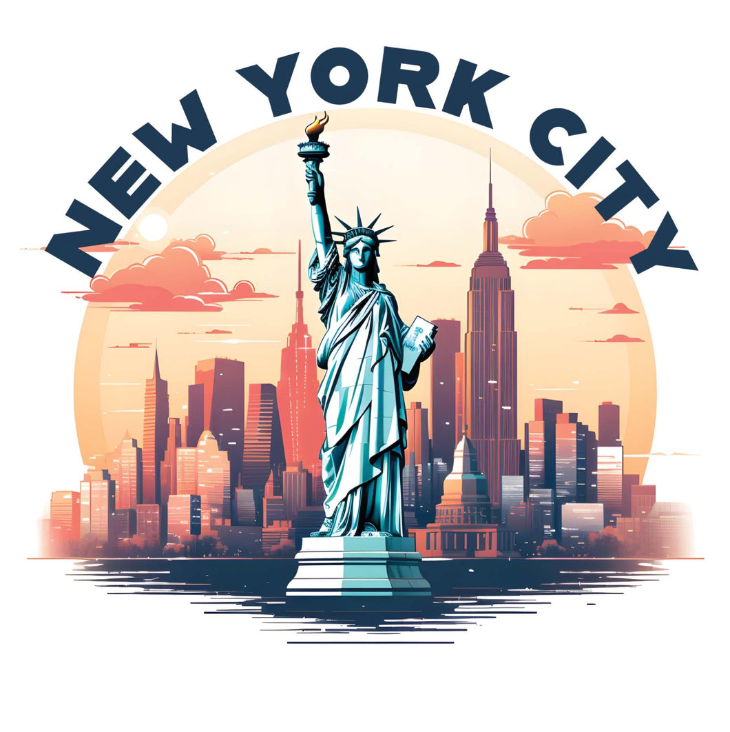 New York City A Souvenir Memories Durable Vinyl Decal Sticker