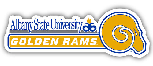 Albany State University 4-Inch Wide NCAA Durable School Spirit Vinyl Decal Sticker