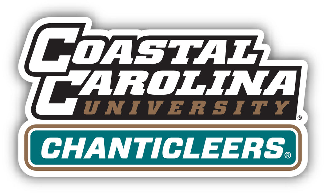 Coastal Carolina University 4-Inch Wide NCAA Durable School Spirit Vinyl Decal Sticker