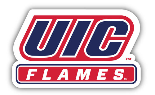 University of Illinois at Chicago 4-Inch Wide NCAA Durable School Spirit Vinyl Decal Sticker