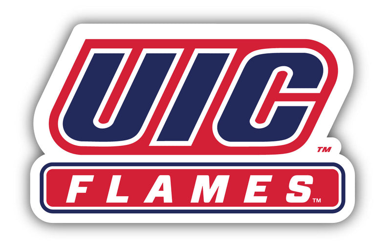 University of Illinois at Chicago 4-Inch Wide NCAA Durable School Spirit Vinyl Decal Sticker