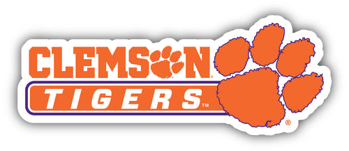 Clemson Tigers 4-Inch Wide NCAA Durable School Spirit Vinyl Decal Sticker