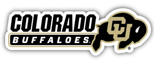 Colorado Buffaloes 4-Inch Wide NCAA Durable School Spirit Vinyl Decal Sticker
