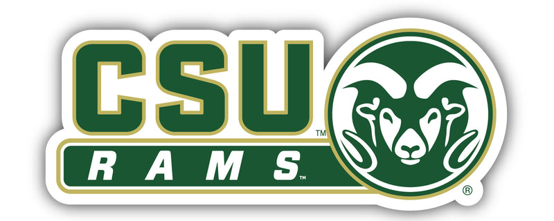 Colorado State Rams 4-Inch Wide NCAA Durable School Spirit Vinyl Decal Sticker