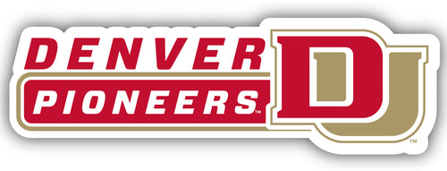 University of Denver Pioneers 4-Inch Wide NCAA Durable School Spirit Vinyl Decal Sticker