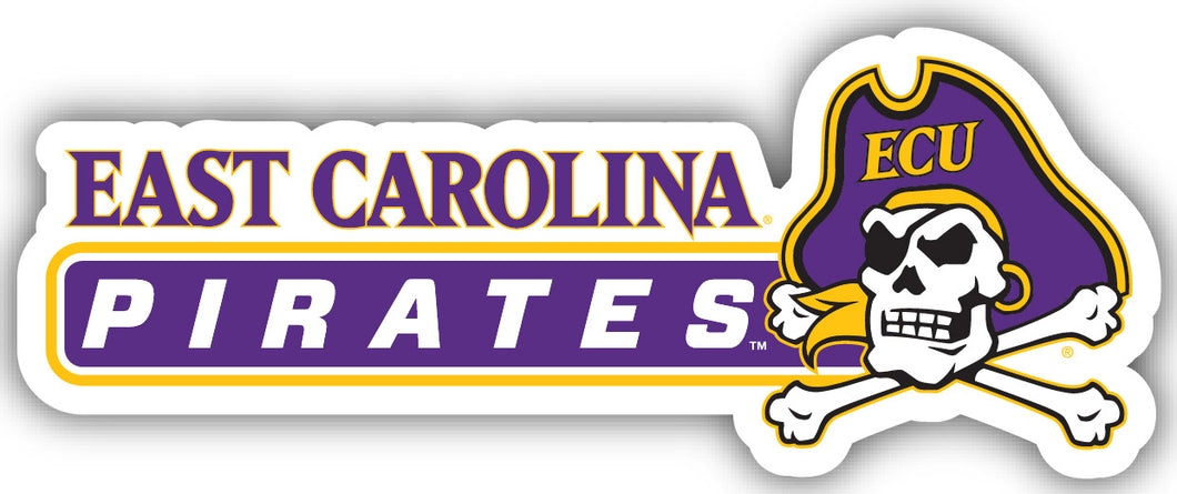 East Carolina Pirates 4-Inch Wide NCAA Durable School Spirit Vinyl Decal Sticker