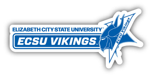 Elizabeth City State University 4-Inch Wide NCAA Durable School Spirit Vinyl Decal Sticker
