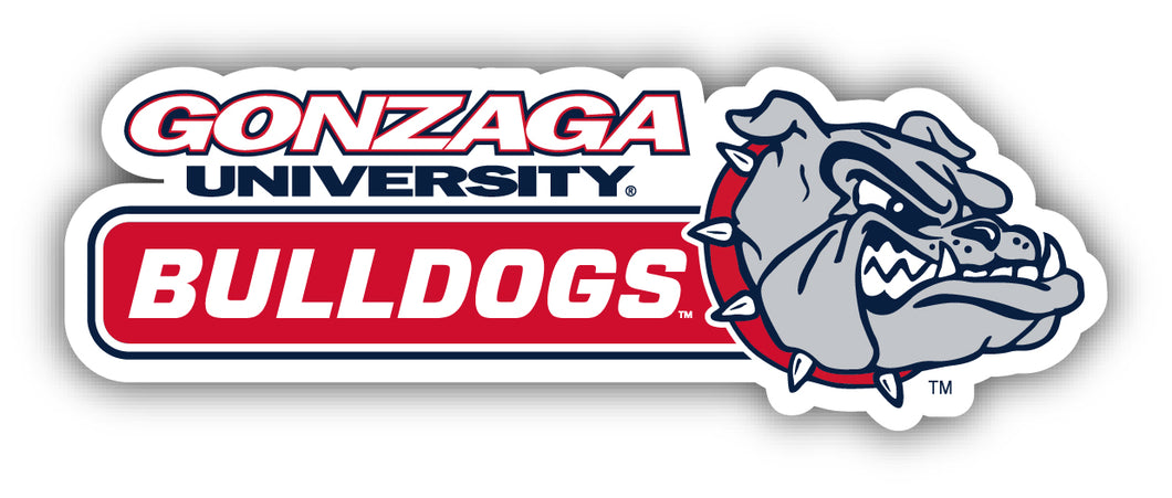 Gonzaga Bulldogs 4-Inch Wide NCAA Durable School Spirit Vinyl Decal Sticker