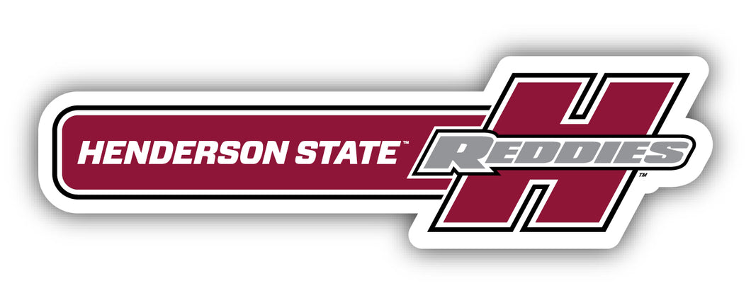 Henderson State Reddies 4-Inch Wide NCAA Durable School Spirit Vinyl Decal Sticker
