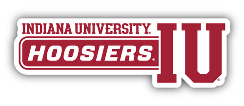 Indiana Hoosiers 4-Inch Wide NCAA Durable School Spirit Vinyl Decal Sticker