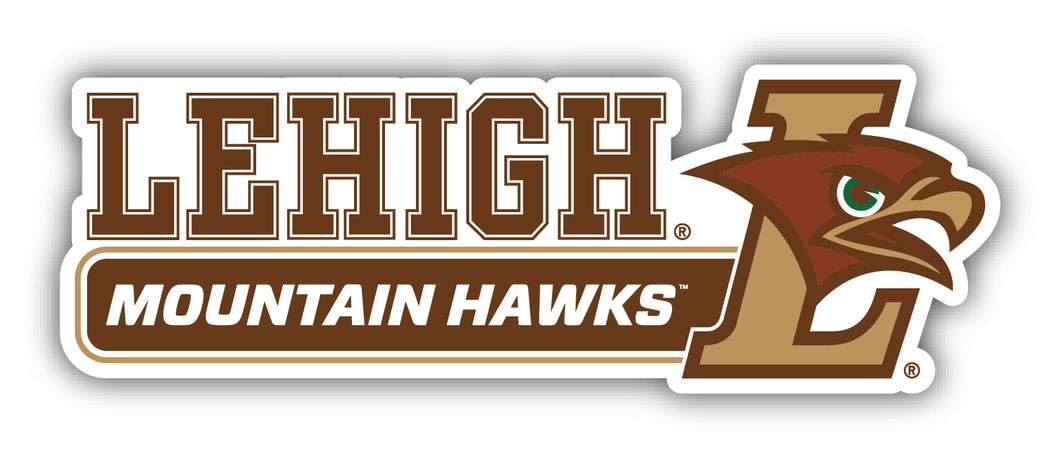 Lehigh University Mountain Hawks 4-Inch Wide NCAA Durable School Spirit Vinyl Decal Sticker