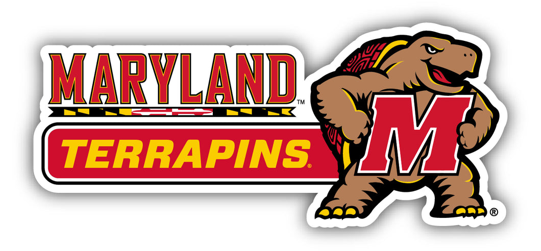 Maryland Terrapins 4-Inch Wide NCAA Durable School Spirit Vinyl Decal Sticker