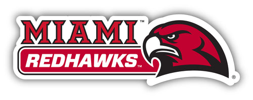 Miami University of Ohio 4-Inch Wide NCAA Durable School Spirit Vinyl Decal Sticker