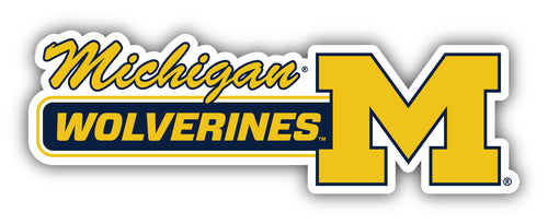 Michigan Wolverines 4-Inch Wide NCAA Durable School Spirit Vinyl Decal Sticker