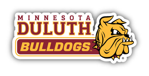 Minnesota Duluth Bulldogs 4-Inch Wide NCAA Durable School Spirit Vinyl Decal Sticker