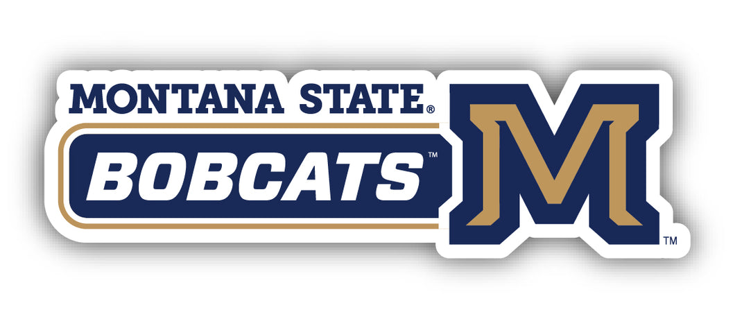 Montana State Bobcats 4-Inch Wide NCAA Durable School Spirit Vinyl Decal Sticker