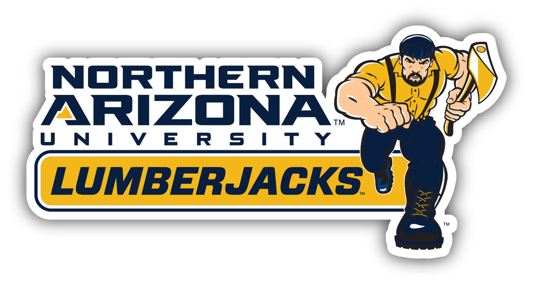 Northern Arizona University 4-Inch Wide NCAA Durable School Spirit Vinyl Decal Sticker