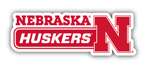Nebraska Cornhuskers 4-Inch Wide NCAA Durable School Spirit Vinyl Decal Sticker