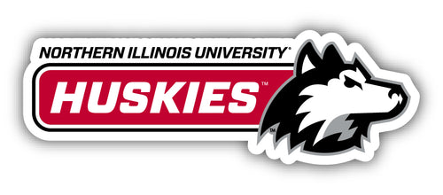 Northern Illinois Huskies 4-Inch Wide NCAA Durable School Spirit Vinyl Decal Sticker