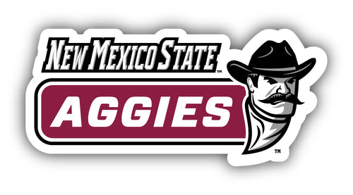 New Mexico State University Aggies 4-Inch Wide NCAA Durable School Spirit Vinyl Decal Sticker