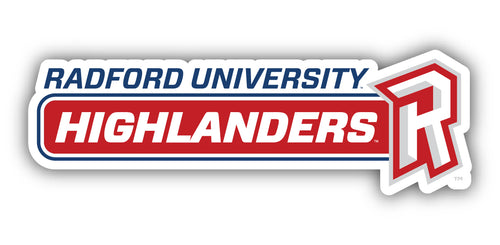 Radford University Highlanders 4-Inch Wide NCAA Durable School Spirit Vinyl Decal Sticker