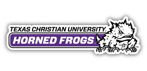 Texas Christian University 4-Inch Wide NCAA Durable School Spirit Vinyl Decal Sticker