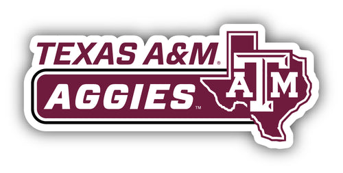Texas A&M Aggies 4-Inch Wide NCAA Durable School Spirit Vinyl Decal Sticker