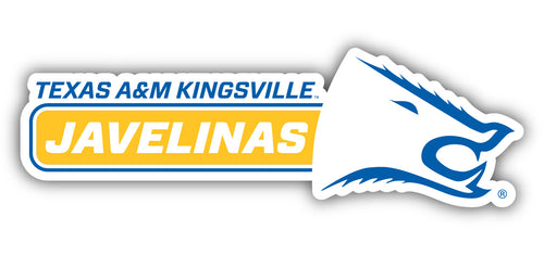 Texas A&M Kingsville Javelinas 4-Inch Wide NCAA Durable School Spirit Vinyl Decal Sticker