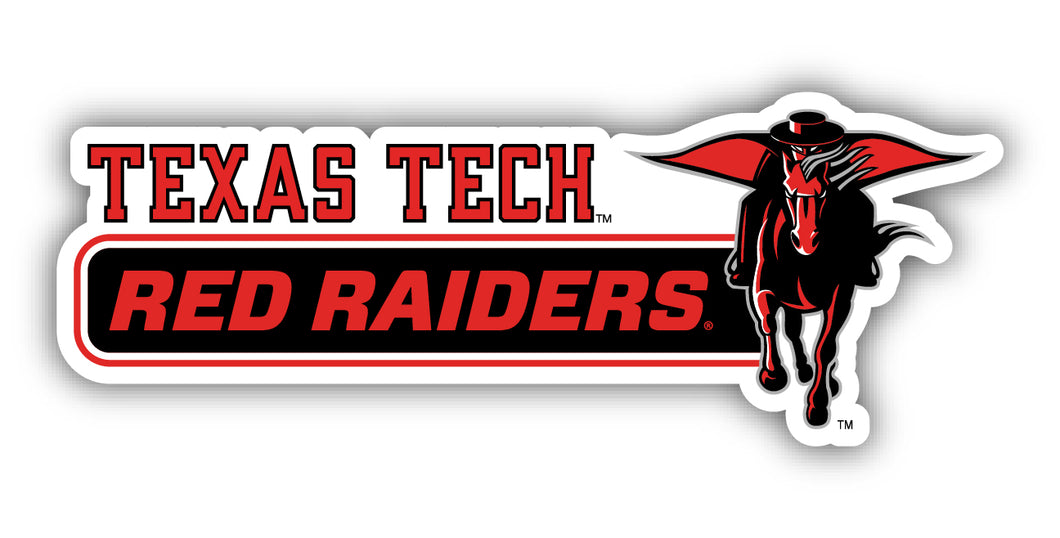 Texas Tech Red Raiders 4-Inch Wide NCAA Durable School Spirit Vinyl Decal Sticker