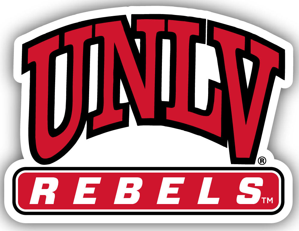 UNLV Rebels 4-Inch Wide NCAA Durable School Spirit Vinyl Decal Sticker