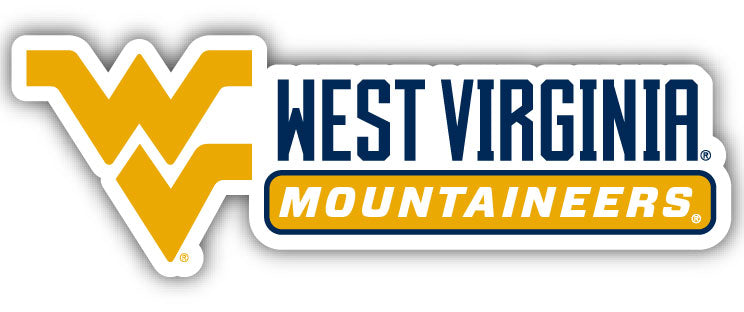 West Virginia Mountaineers 4-Inch Wide NCAA Durable School Spirit Vinyl Decal Sticker