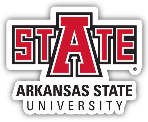 Arkansas State 12-Inch on one of its sides NCAA Durable School Spirit Vinyl Decal Sticker