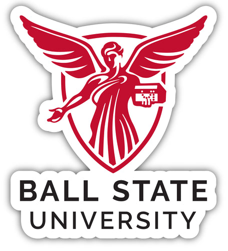 Ball State University 12-Inch on one of its sides NCAA Durable School Spirit Vinyl Decal Sticker