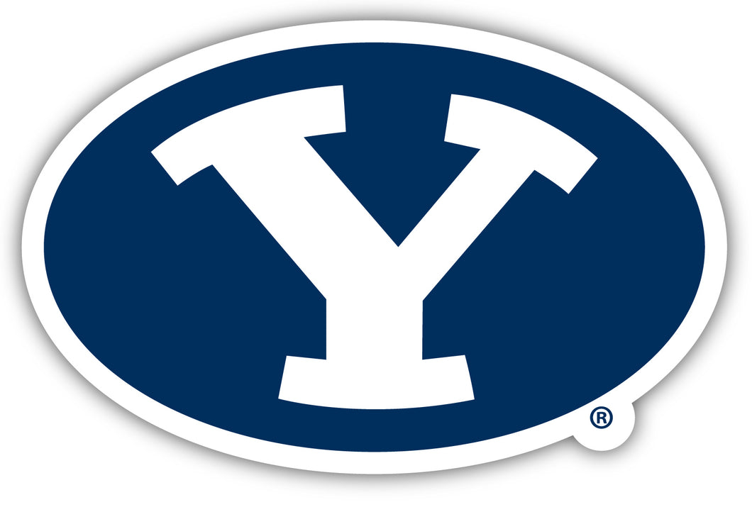 Brigham Young Cougars 4-Inch Elegant School Logo NCAA Vinyl Decal Sticker for Fans, Students, and Alumni