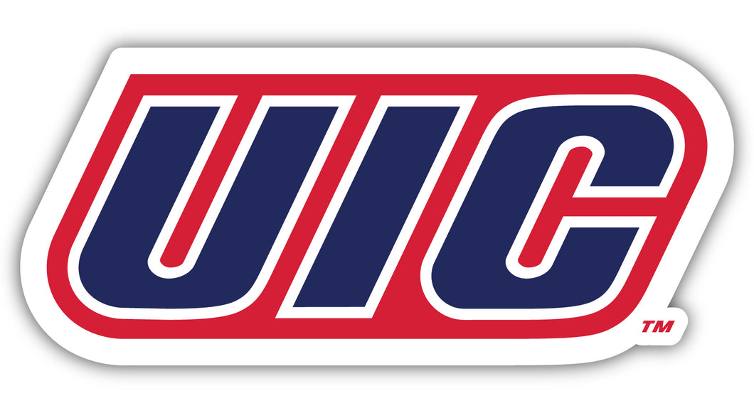 University of Illinois at Chicago 10-Inch on one of its sides NCAA Durable School Spirit Vinyl Decal Sticker