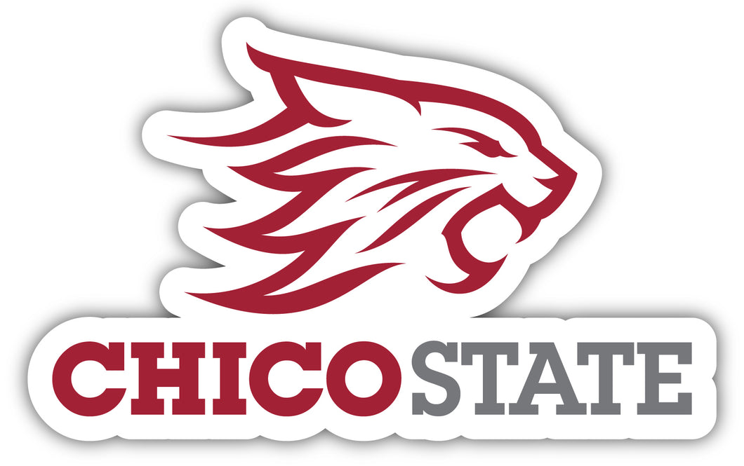 California State University, Chico 4-Inch Elegant School Logo NCAA Vinyl Decal Sticker for Fans, Students, and Alumni
