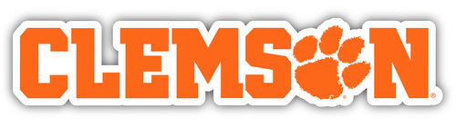 Clemson Tigers 4-Inch Elegant School Logo NCAA Vinyl Decal Sticker for Fans, Students, and Alumni