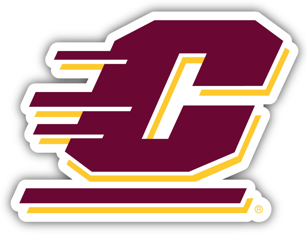 Central Michigan University 4-Inch Elegant School Logo NCAA Vinyl Decal Sticker for Fans, Students, and Alumni