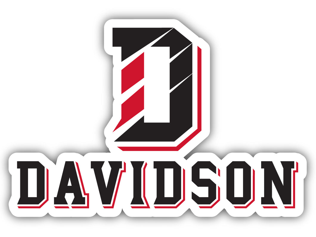 Davidson College 12-Inch on one of its sides NCAA Durable School Spirit Vinyl Decal Sticker