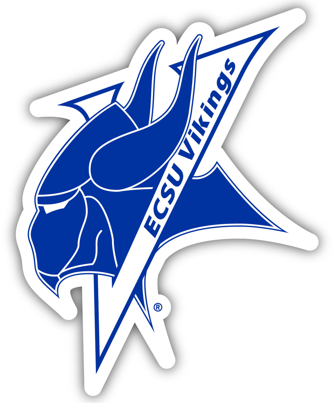 Elizabeth City State University 12-Inch on one of its sides NCAA Durable School Spirit Vinyl Decal Sticker